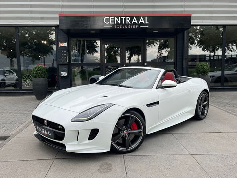 Jaguar F-Type 5.0 V8 R Convertible AWD 551PK|Carbon|Meridian|Sportuitlaat|Memory|Leder|Keyless|Camera