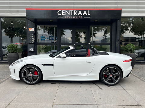 Jaguar F-Type 5.0 V8 R Convertible AWD 551PK|Carbon|Meridian|Sportuitlaat|Memory|Leder|Keyless|Camera
