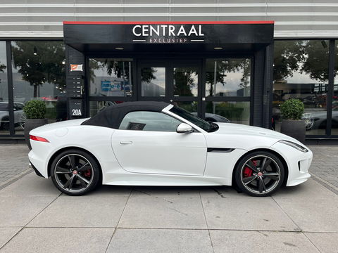 Jaguar F-Type 5.0 V8 R Convertible AWD 551PK|Carbon|Meridian|Sportuitlaat|Memory|Leder|Keyless|Camera