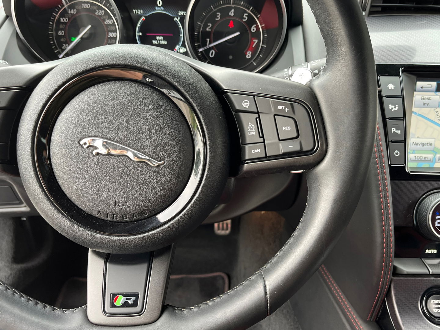 Jaguar F-Type 5.0 V8 R Convertible AWD 551PK|Carbon|Meridian|Sportuitlaat|Memory|Leder|Keyless|Camera