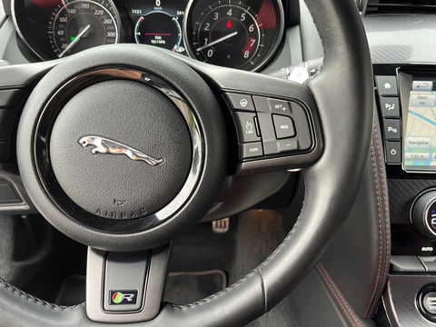 Jaguar F-Type 5.0 V8 R Convertible AWD 551PK|Carbon|Meridian|Sportuitlaat|Memory|Leder|Keyless|Camera