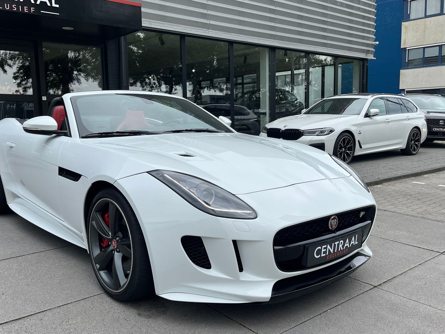 Jaguar F-Type 5.0 V8 R Convertible AWD 551PK|Carbon|Meridian|Sportuitlaat|Memory|Leder|Keyless|Camera