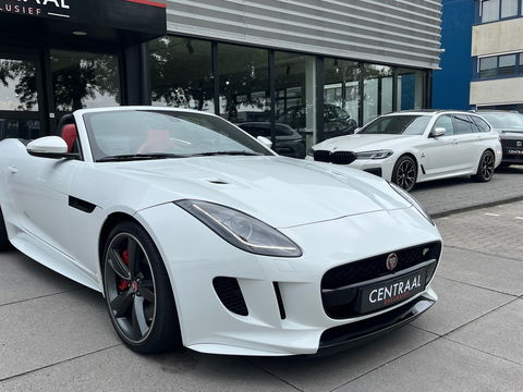 Jaguar F-Type 5.0 V8 R Convertible AWD 551PK|Carbon|Meridian|Sportuitlaat|Memory|Leder|Keyless|Camera
