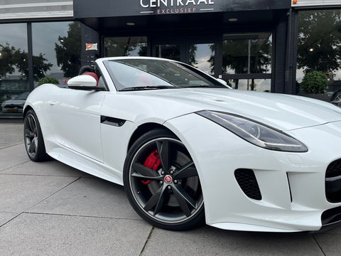 Jaguar F-Type 5.0 V8 R Convertible AWD 551PK|Carbon|Meridian|Sportuitlaat|Memory|Leder|Keyless|Camera