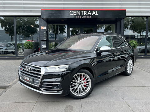 Audi SQ5 3.0 TFSI Quattro 354PK|Pano|Memory|Head-Up|Luchtvering|Carbon|Camera|ACC|Keyless|Leder|Carplay