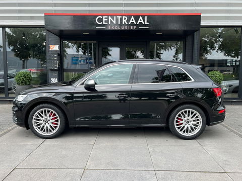 Audi SQ5 3.0 TFSI Quattro 354PK|Pano|Memory|Head-Up|Luchtvering|Carbon|Camera|ACC|Keyless|Leder|Carplay