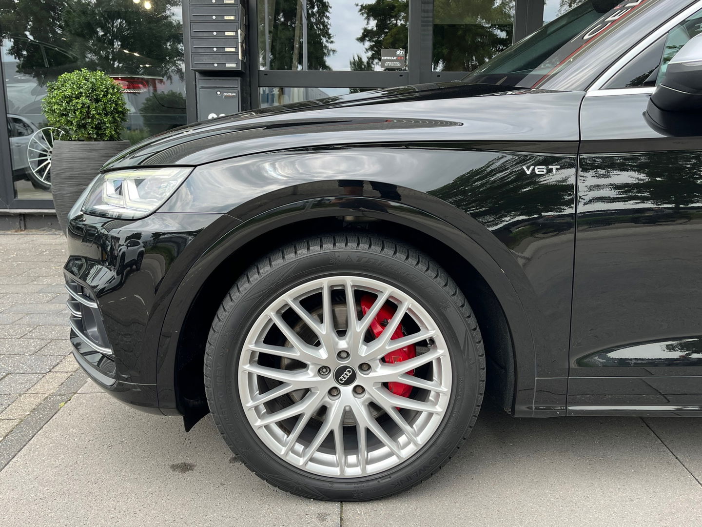 Audi SQ5 3.0 TFSI Quattro 354PK|Pano|Memory|Head-Up|Luchtvering|Carbon|Camera|ACC|Keyless|Leder|Carplay