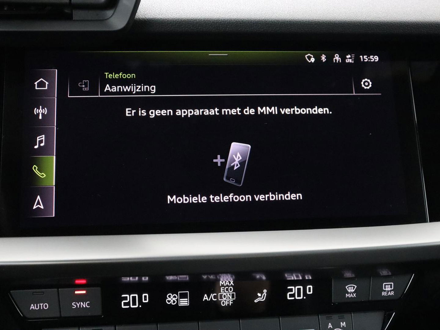 Audi A3 45 TFSIe S edition Competition | Matrix LED | Sportstoelen | Carplay | Navigatie | Half leder | Audi Sound | Climate control | Parkeerhulp | Cruise control