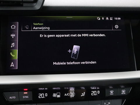 Audi A3 45 TFSIe S edition Competition | Matrix LED | Sportstoelen | Carplay | Navigatie | Half leder | Audi Sound | Climate control | Parkeerhulp | Cruise control