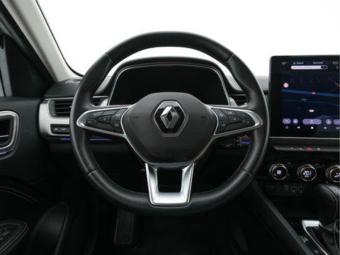 Renault Arkana 1.6 E-Tech hybrid 145 techno (INCL.BTW) *1/2LEATHER | FULL-LED | DIGI-COCKPIT | BLIND-SPOT | NAVI-FULLMAP | AMBIENT-LIGHT | CAMERA | KEYLESS | DAB+ | COMFORT-SEATS | 18''ALU*