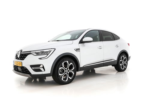 Renault Arkana 1.6 E-Tech hybrid 145 techno (INCL.BTW) *1/2LEATHER | FULL-LED | DIGI-COCKPIT | BLIND-SPOT | NAVI-FULLMAP | AMBIENT-LIGHT | CAMERA | KEYLESS | DAB+ | COMFORT-SEATS | 18''ALU*