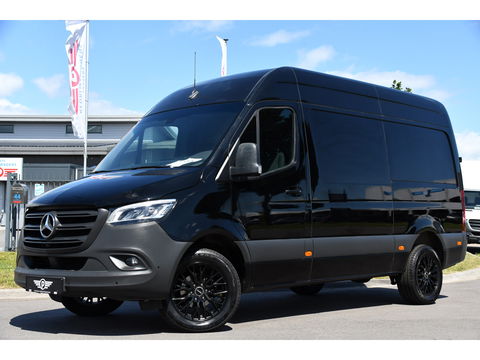Mercedes-Benz Sprinter 319 3.0 CDI L2H2 Black Edition Adaptieve Cruise, 360 Camera, Carplay, 3500kg Trekhaak, 190PK, LED, Multimedia, Standkachel, Uniek!