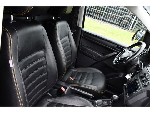 Volkswagen Caddy 2.0 TDI L1H1 Highline Cruise, Carplay, Stoelverwarming, LED, Standkachel, Leder, 102PK, Automaat, Multimedia, Uniek!