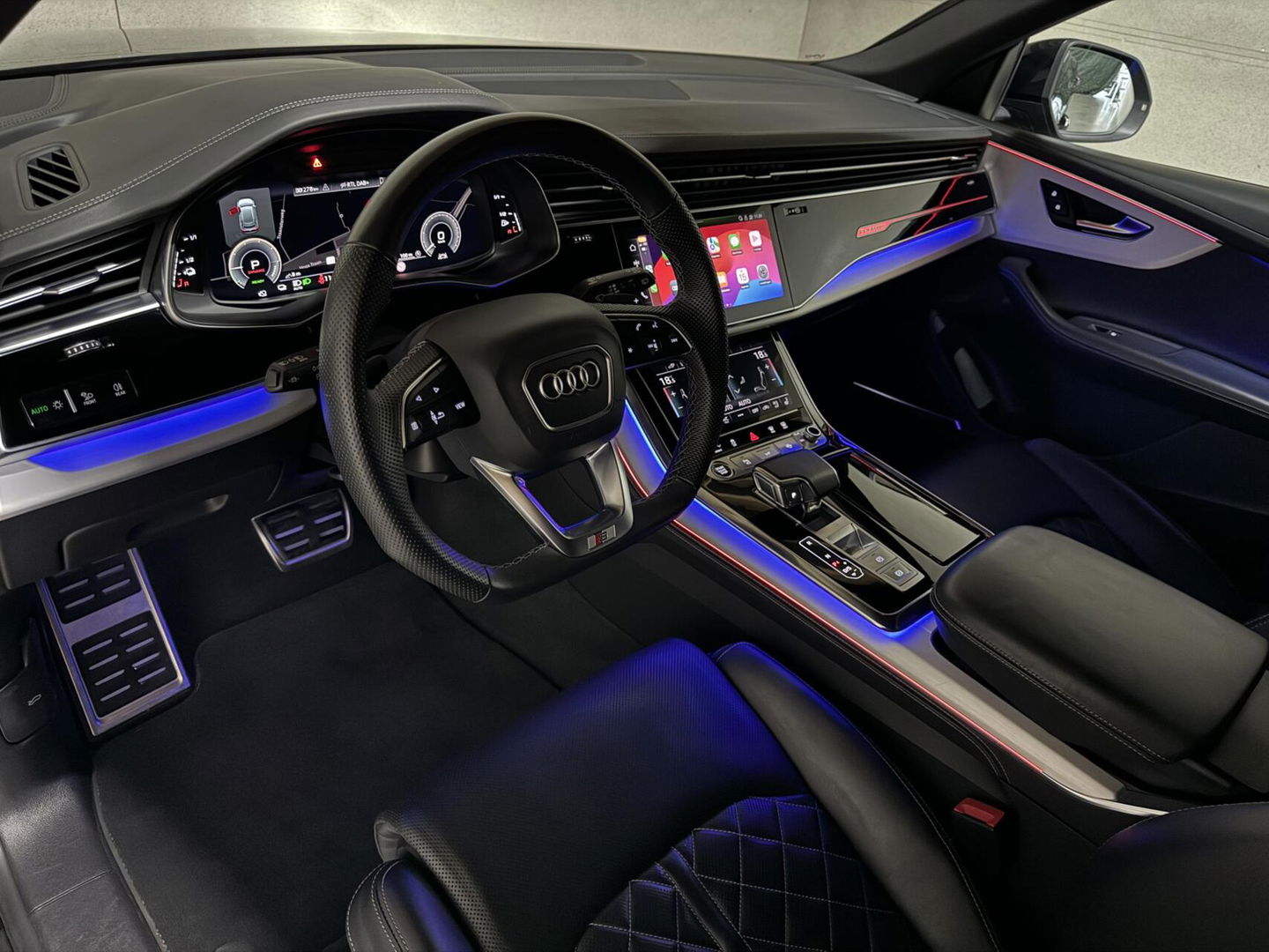 Audi Q8 60 TFSI e Quattro Competition S-Line Pano RS-Seats Sfeer Luchtver.