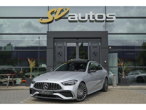 Mercedes-Benz C-Klasse C300 AMG 258pk Panoramadak Digital light Stoelventilatie Head-up 19" LMV Memory Night pakket
