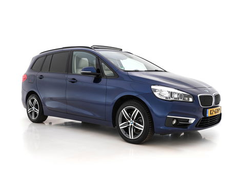 BMW 2 Serie Gran Tourer 218D High Executive Luxury-Line 7-Pers Aut. *PANO | NAVI-FULLMAP | LUXURY-LEATHER | FULL-LED | ECC | KEYLESS | HEATED-COMFORTSEATS | SHIFT-PADDLES | AMBIENT-LIGHT | CAMERA | HEAD UP | PDC | TOWBAR | 17"ALU*