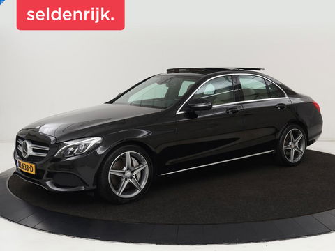 Mercedes-Benz C-Klasse 350e Avantgarde | Panoramadak | Adaptive cruise | 360 Camera | Leder | Burmester | Stoelverwarming | Full LED | Luchtvering | Navigatie | Climate control | Bluetooth