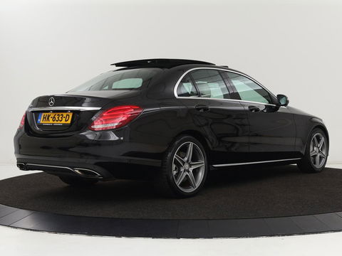 Mercedes-Benz C-Klasse 350e Avantgarde | Panoramadak | Adaptive cruise | 360 Camera | Leder | Burmester | Stoelverwarming | Full LED | Luchtvering | Navigatie | Climate control | Bluetooth