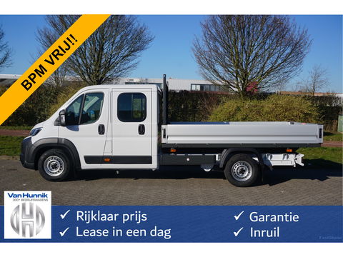 Fiat Ducato 35 Maxi DOKA 140PK L4 Open Laadbak BPM VRIJ Apple CP/Android A, Cruise, Climate!! NR. BB01*