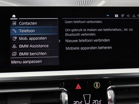 BMW 3-serie 320e M-Sport | Panoramadak | Adaptive cruise | Leder | Trekhaak | Head-Up | Camera | Stoel & stuurverwarming | Carplay | Navigatie | Sfeerverlichting | Live Cockpit