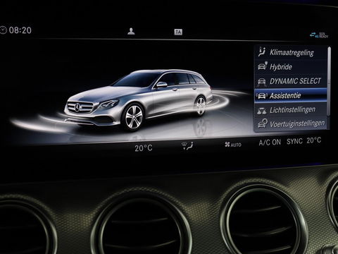 Mercedes-Benz E-Klasse 300de AMG Line | Adaptive cruise | Nappaleder | 360 Camera | Carplay | Stoelverwarming | Sfeerverlichting | Widescreen | Navigatie | Full LED