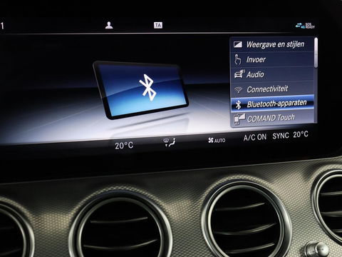 Mercedes-Benz E-Klasse 300de AMG Line | Adaptive cruise | Nappaleder | 360 Camera | Carplay | Stoelverwarming | Sfeerverlichting | Widescreen | Navigatie | Full LED