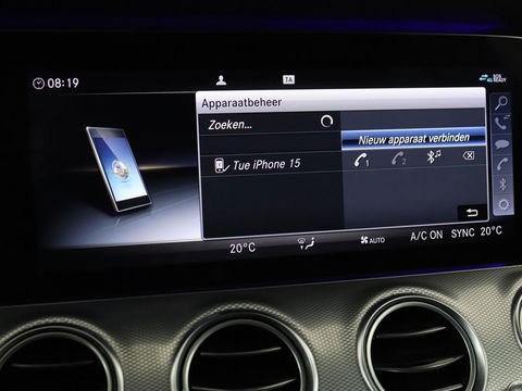 Mercedes-Benz E-Klasse 300de AMG Line | Adaptive cruise | Nappaleder | 360 Camera | Carplay | Stoelverwarming | Sfeerverlichting | Widescreen | Navigatie | Full LED