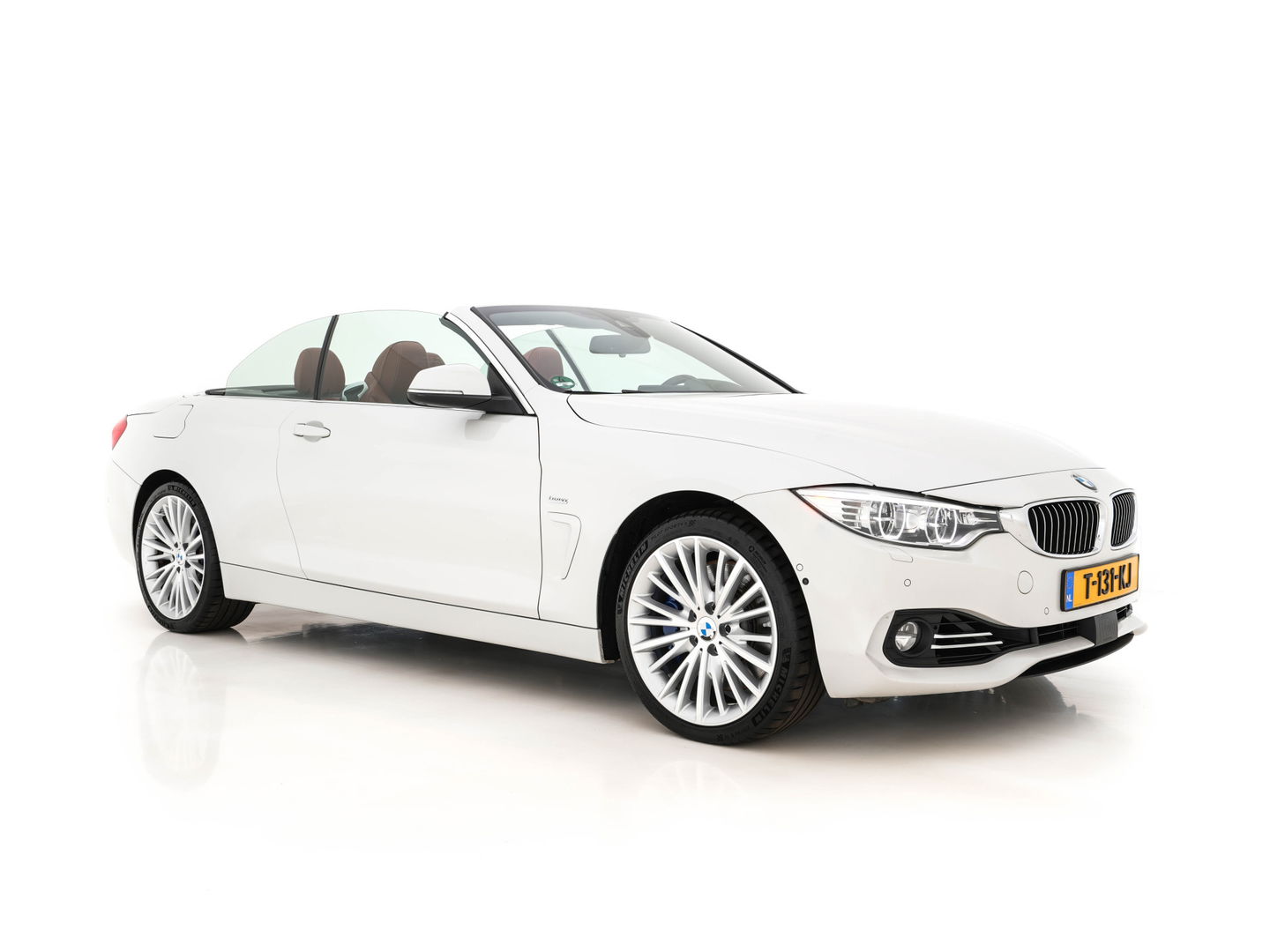 BMW 4 Serie Cabrio 435d xDrive M-SportPack Centennial High-Executive Aut. *LUXURY-LEATHER | FULL-LED | ADAPTIVE-CRUISE | MEMORY-PACK | AIRSCARF | BLINDSPOT | HIFI-SOUND | KEYLESS | DAB+ | HEATED-SPORTSEATS | CAMERA | HEAD-UP | NAVI-FULLMAP | 19''ALU*
