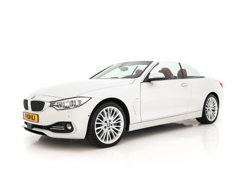BMW 4 Serie Cabrio 435d xDrive M-SportPack Centennial High-Executive Aut. *LUXURY-LEATHER | FULL-LED | ADAPTIVE-CRUISE | MEMORY-PACK | AIRSCARF | BLINDSPOT | HIFI-SOUND | KEYLESS | DAB+ | HEATED-SPORTSEATS | CAMERA | HEAD-UP | NAVI-FULLMAP | 19''ALU*