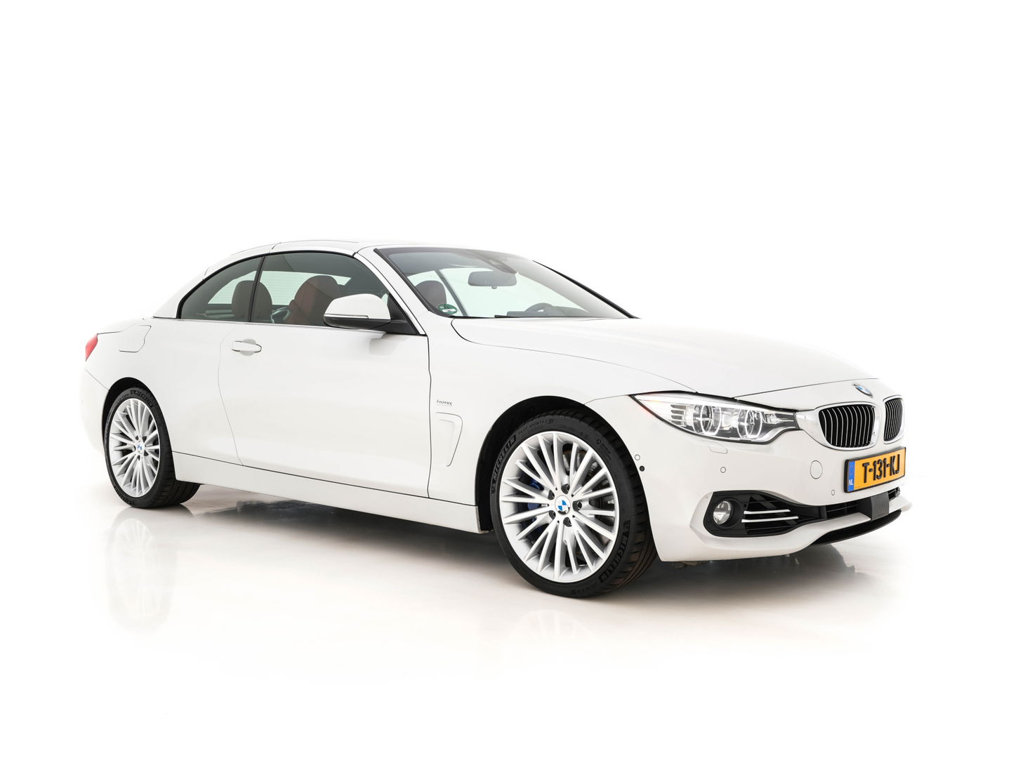 BMW 4 Serie Cabrio 435d xDrive M-SportPack Centennial High-Executive Aut. *LUXURY-LEATHER | FULL-LED | ADAPTIVE-CRUISE | MEMORY-PACK | AIRSCARF | BLINDSPOT | HIFI-SOUND | KEYLESS | DAB+ | HEATED-SPORTSEATS | CAMERA | HEAD-UP | NAVI-FULLMAP | 19''ALU*