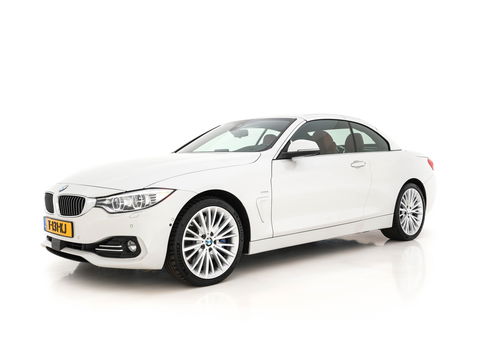 BMW 4 Serie Cabrio 435d xDrive M-SportPack Centennial High-Executive Aut. *LUXURY-LEATHER | FULL-LED | ADAPTIVE-CRUISE | MEMORY-PACK | AIRSCARF | BLINDSPOT | HIFI-SOUND | KEYLESS | DAB+ | HEATED-SPORTSEATS | CAMERA | HEAD-UP | NAVI-FULLMAP | 19''ALU*