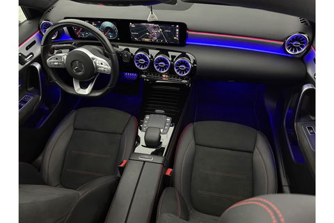 Mercedes-Benz A-Klasse 250 e AMG 235PK Pano Sfeer Trekhaak Virtual LED Camera Carplay Memory Clima Cruise Navi PDC 18"LMV