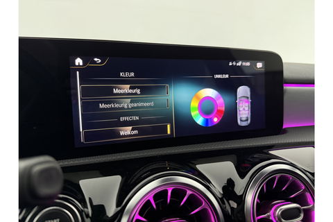 Mercedes-Benz A-Klasse 250 e AMG 235PK Pano Sfeer Trekhaak Virtual LED Camera Carplay Memory Clima Cruise Navi PDC 18"LMV