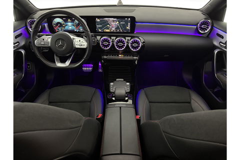 Mercedes-Benz A-Klasse 250 e AMG 235PK Pano Sfeer Trekhaak Virtual LED Camera Carplay Memory Clima Cruise Navi PDC 18"LMV