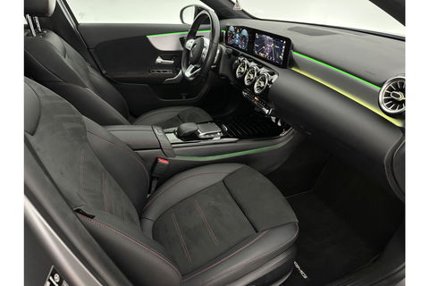 Mercedes-Benz A-Klasse 250 e AMG 235PK Pano Sfeer Trekhaak Virtual LED Camera Carplay Memory Clima Cruise Navi PDC 18"LMV
