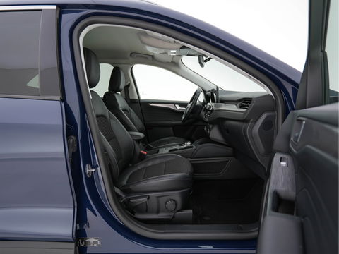 Ford Kuga 2.5 PHEV Titanium X (INCL-BTW) *LEATHER-MICROFIBRE | FULL-LED | DIGI-COCKPIT | ADAPTIVE-CRUISE | BLINDSPOT | PARK-PILOT | CAMERA | NAVI-FULLMAP | HEATED-COMFORT-SEATS | CARPLAY | DAB | LANE-ASSIST | 17"ALU*