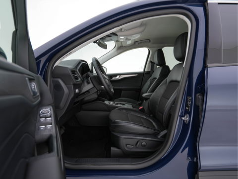 Ford Kuga 2.5 PHEV Titanium X (INCL-BTW) *LEATHER-MICROFIBRE | FULL-LED | DIGI-COCKPIT | ADAPTIVE-CRUISE | BLINDSPOT | PARK-PILOT | CAMERA | NAVI-FULLMAP | HEATED-COMFORT-SEATS | CARPLAY | DAB | LANE-ASSIST | 17"ALU*