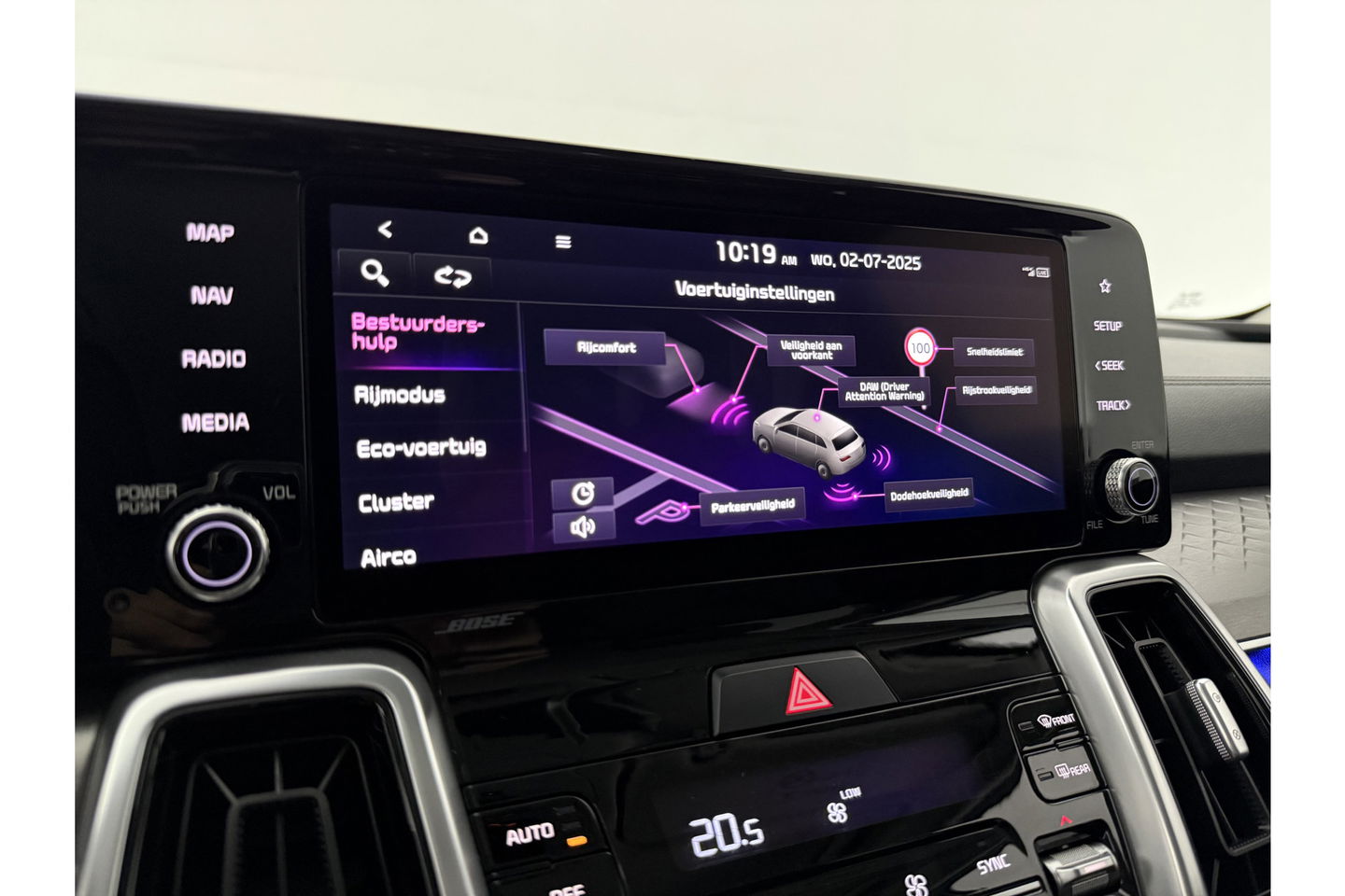 Kia Sorento 1.6 T-GDI Plug-in Hybrid 4WD Dynamic 210PK Sfeer Camera Bose Carplay LED Virtual Leder Navi Clima Cruise 19"LMV PDC
