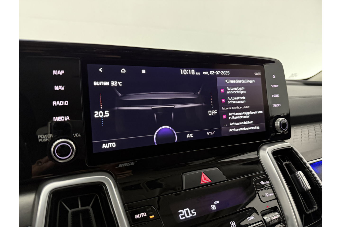 Kia Sorento 1.6 T-GDI Plug-in Hybrid 4WD Dynamic 210PK Sfeer Camera Bose Carplay LED Virtual Leder Navi Clima Cruise 19"LMV PDC