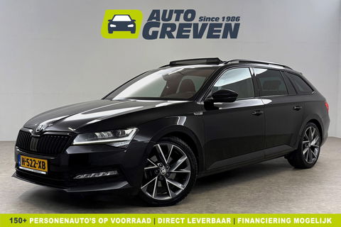 Škoda Superb 1.5 TSI 150PK ACT Sportline Business Pano LED Sfeer Trekaak Virtual Camera Carplay Memory Clima Cruise Navi PDC 19''LMV