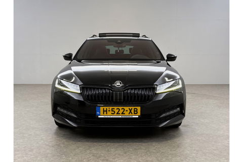 Škoda Superb 1.5 TSI 150PK ACT Sportline Business Pano LED Sfeer Trekaak Virtual Camera Carplay Memory Clima Cruise Navi PDC 19''LMV