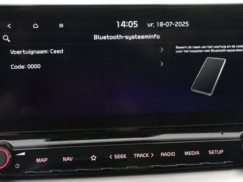 Kia Ceed 1.6 CRDi DynamicLine | Trekhaak | Camera | Carplay | Navigatie | Climate control | Parkeerhulp | Cruise control | Bluetooth