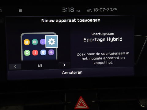 Kia Sportage 1.6 T-GDi Hybrid DynamicPlusLine | Panoramadak | Matrix LED | Trekhaak | Half leder | Adaptive cruise | Stoel & stuurverwarming | Camera | Carplay | Keyless | Navigatie
