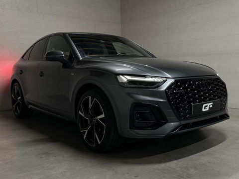 Audi Q5 Sportback 55 TFSI e BlackEdition S-Line Luchtvering Sfeer. Carplay