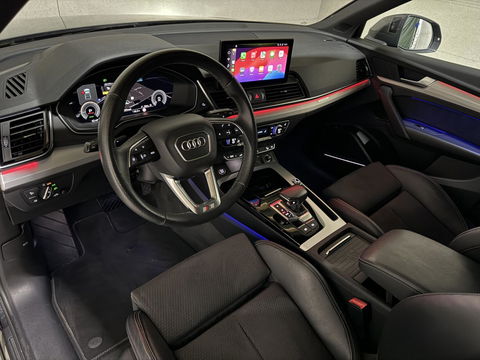 Audi Q5 Sportback 55 TFSI e BlackEdition S-Line Luchtvering Sfeer. Carplay