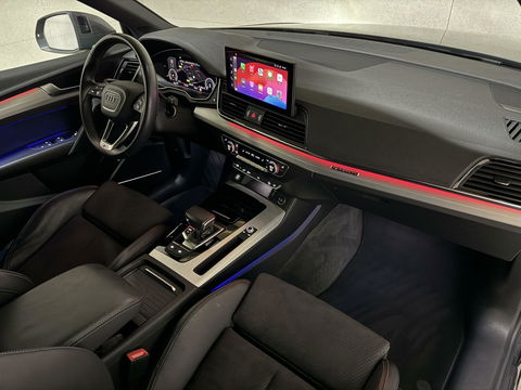 Audi Q5 Sportback 55 TFSI e BlackEdition S-Line Luchtvering Sfeer. Carplay