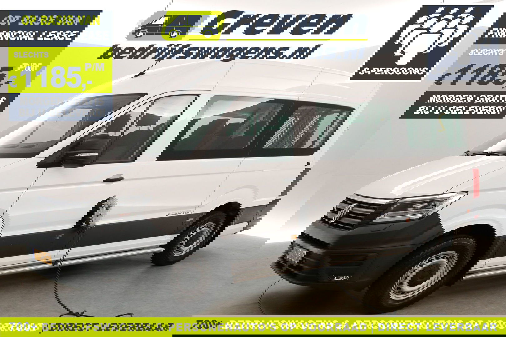 Volkswagen Crafter e-Crafter L3H3 Rolstoelbus | Rolstoellift | INCL BTW & BPM | 8 Persoons Airco Cruise Camera Carplay LED PDC