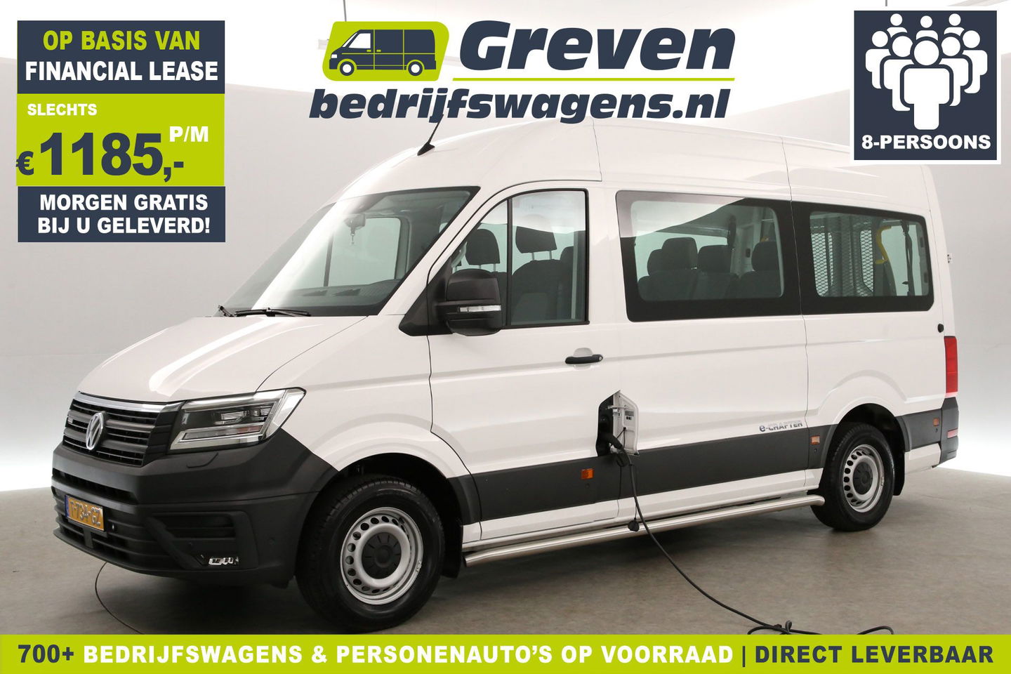Volkswagen Crafter e-Crafter L3H3 Rolstoelbus | Rolstoellift | INCL BTW & BPM | 8 Persoons Airco Cruise Camera Carplay LED PDC