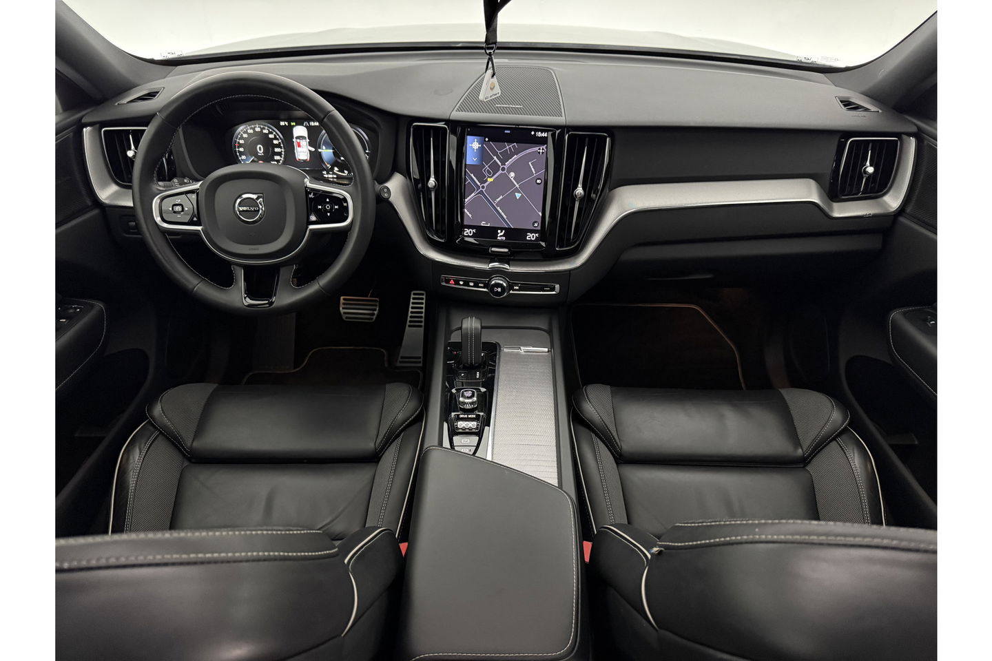 Volvo XC60 2.0 T6 Recharge 340PK Plug-in Hybrid AWD R-design Pano LED H/K Virtual Carlpay Camera Memory Clima Cruise Navi PDC 21''LMV