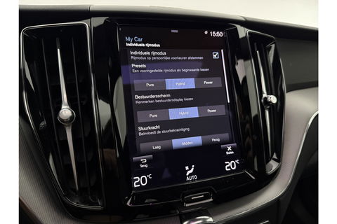 Volvo XC60 2.0 T6 Recharge 340PK Plug-in Hybrid AWD R-design Pano LED H/K Virtual Carlpay Camera Memory Clima Cruise Navi PDC 21''LMV